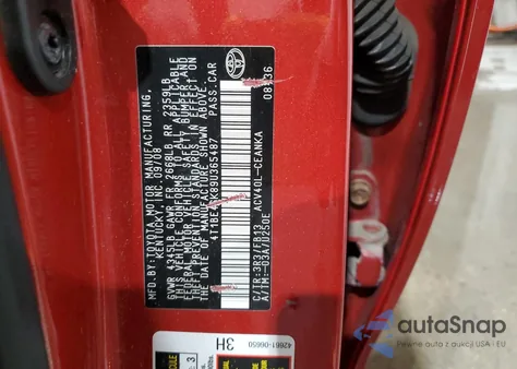 2009 Toyota Camry Base from USA, damaged, VIN 4T1BE46K89U365487